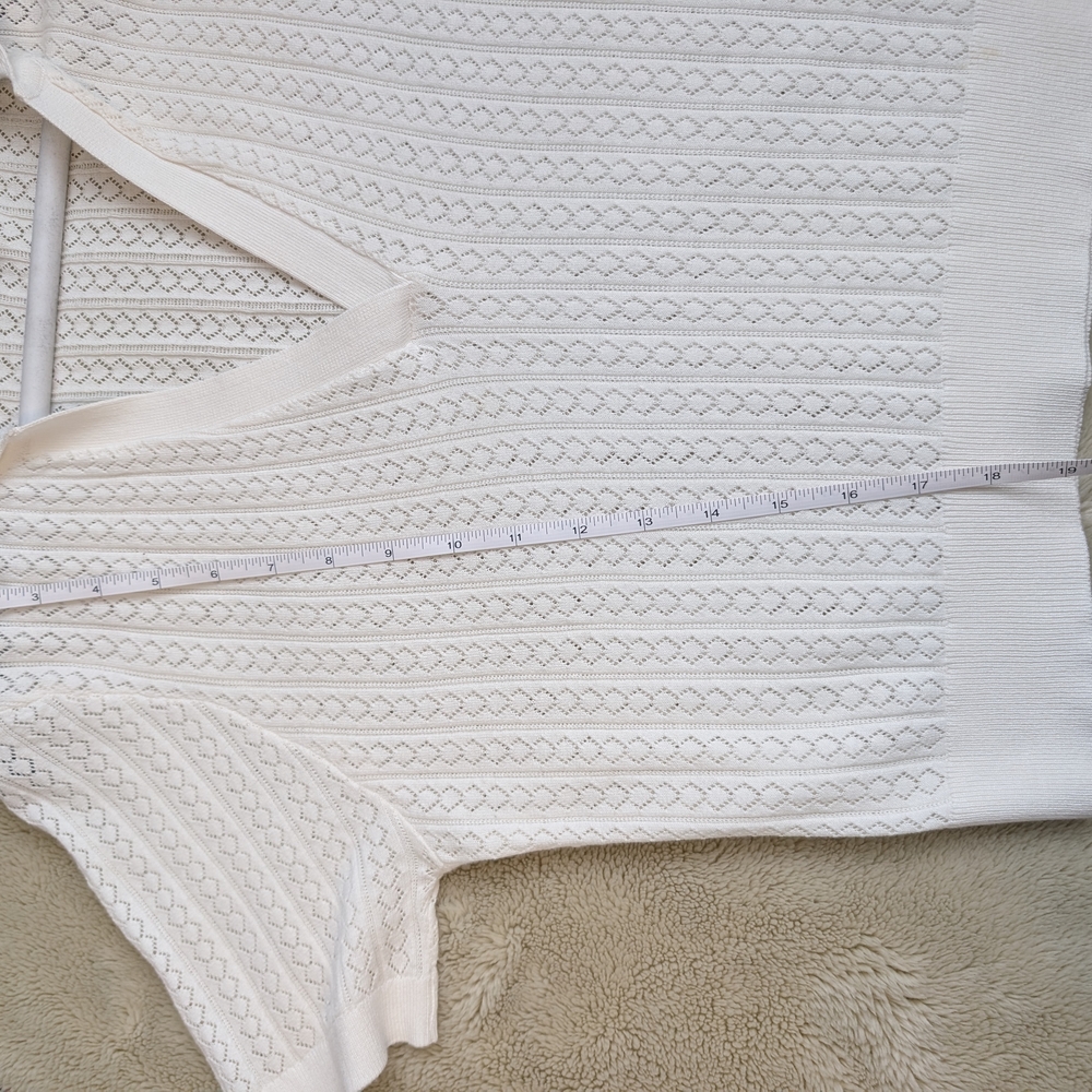 ICON Ivory Knit Collared Top - Picture 4 of 6
